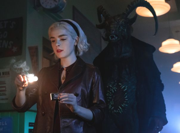 Auch in "Chilling Adventures of Sabrina" gibt es düstere Monster zu sehen