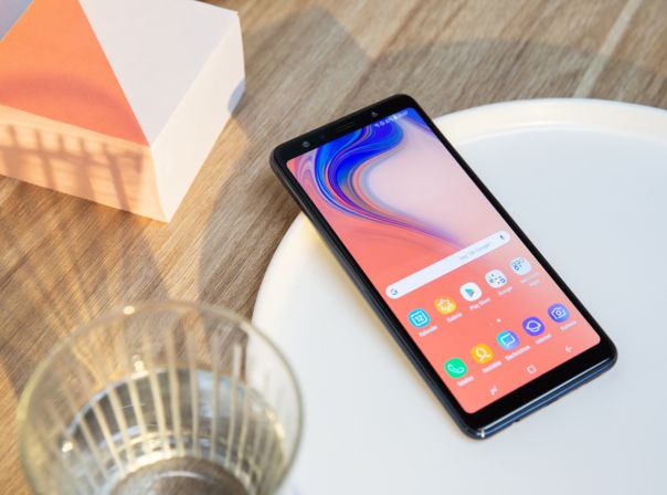 Display des Galaxy A7 (2018)