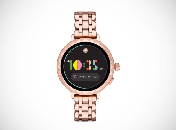 Kate Spade Scallpo 2 Smartwatch mit roségoldenem Gliederarmband