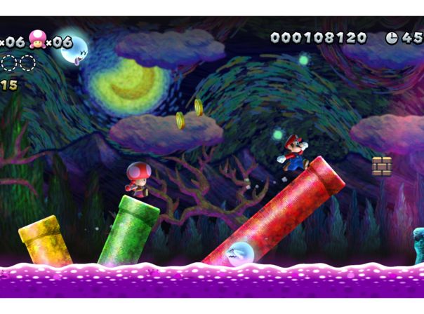 Screenshot aus dem Spiel "New Super Mario Bros U Deluxe"