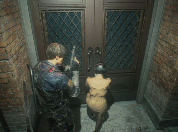 Screenshot aus dem Spiel "Resident Evil 2"