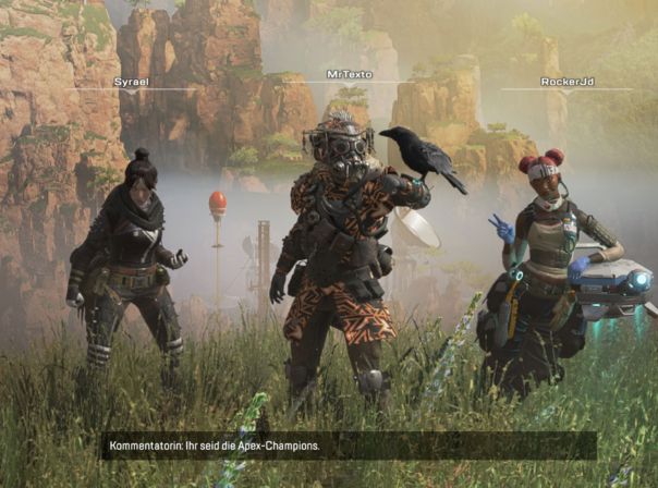 Geschafft: Wir haben in "Apex Legends" gewonnen