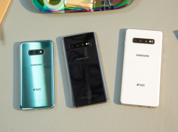 Samsung Galaxy S10e, S10, S10 Plus