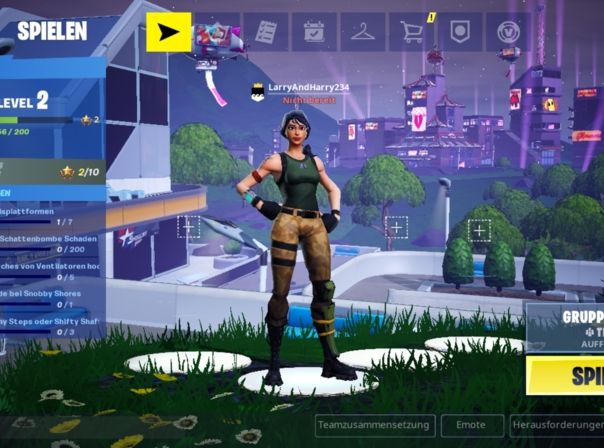 Fortnite mobile Gameplay