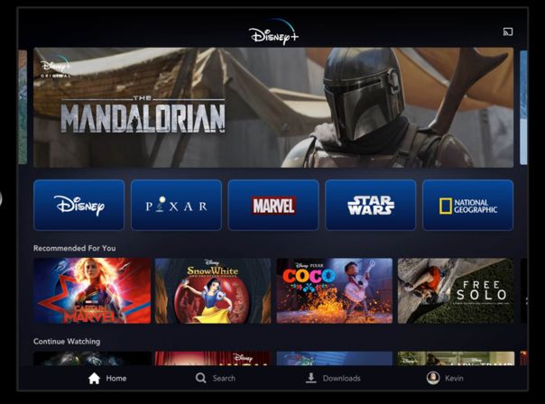 Disney+-on-Tablet