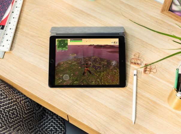 Fortnite auf einem iPad 2018