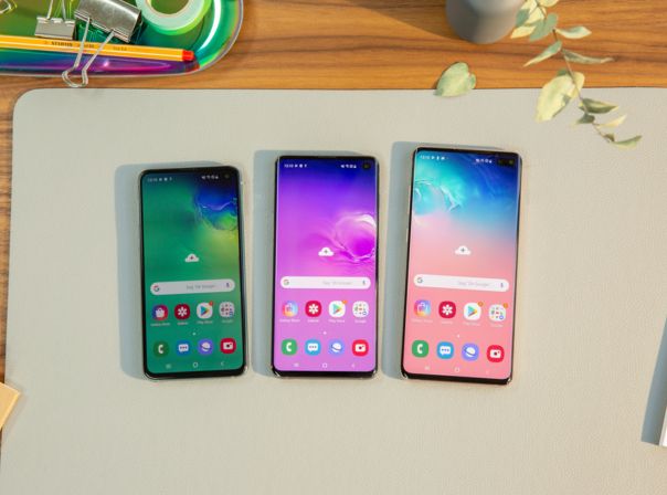 Samsung Galaxy S10e, S10, S10 Plus