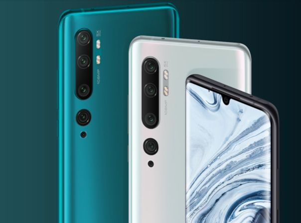 Xiaomi Mi Note 10 Grün, Silber, Schwarz