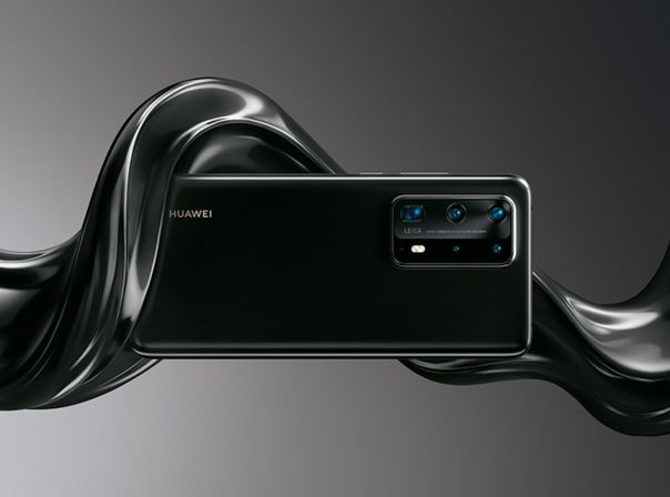 Das Huawei P40 Pro+ in Schwarz