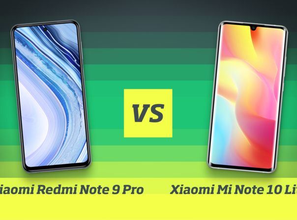 Redmi Note 9 Pro vs Mi Note 10 Lite