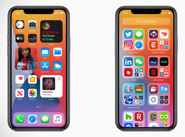 iOS 14 Homescreen