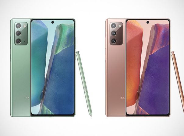 Das Galaxy Note 20 soll unter anderem in Mystic Bronze und Mystic Green escheinen