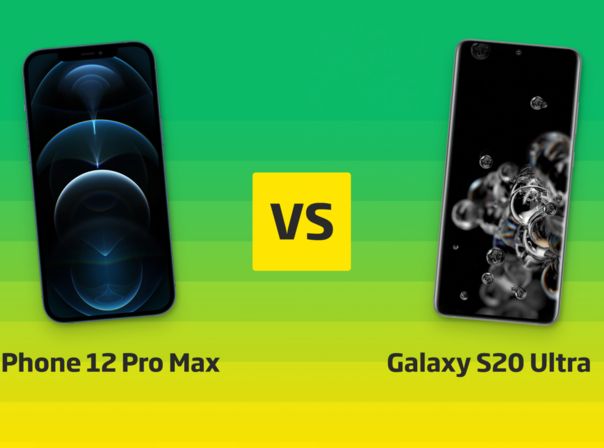 iPhone 12 Pro Max vs Galaxy S20 Ultra