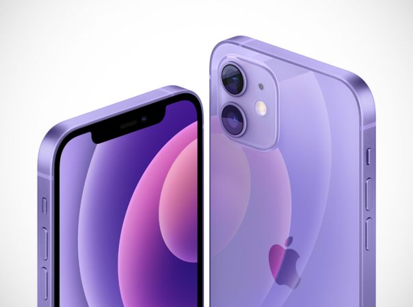 Apple iPhone 12 in Violett