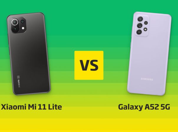 Xiaomi Mi 11 Lite vs. Galaxy A52 5G Header