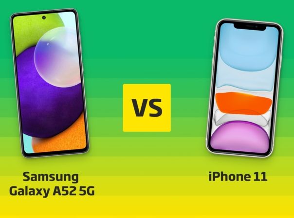 Samsung Galaxy A52 5G vs. iPhone 11