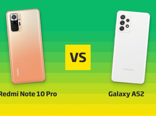 Xiaomi Redmi Note 10 Pro vs. Galaxy A52 Header