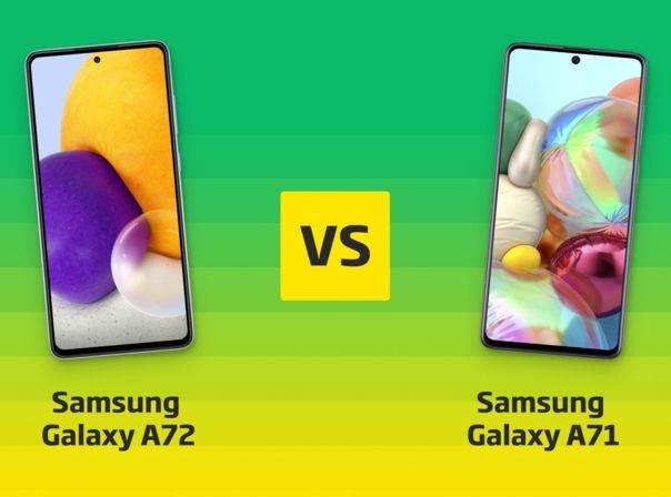 Samsung Galaxy A72 vs Samsung Galaxy A71 Vergleich