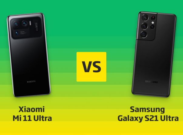 Xiaomi Mi 11 Ultra vs. Samsung Galaxy S21 Ultra Vergleich