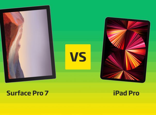 Vergleich Surface Pro 7 vs. iPad Pro