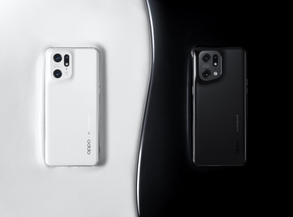 Oppo Find X5 Pro Schwarz Weiß