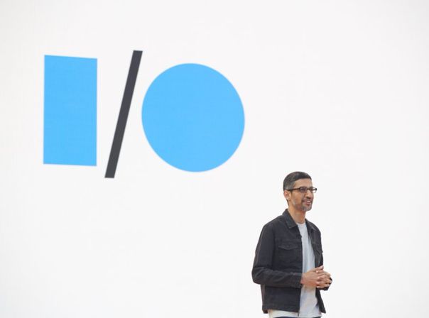 Sundar Pichai auf der Google I/O