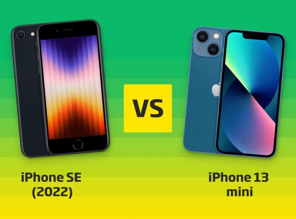 iPhone SE 2022 vs iPhone 13 mini Vergleich