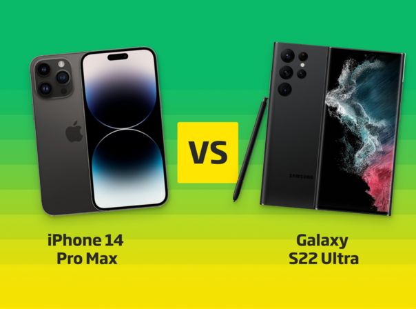 iPhone 14 Pro Max vs. Samsung Galaxy S22 Ultra im Vergleich