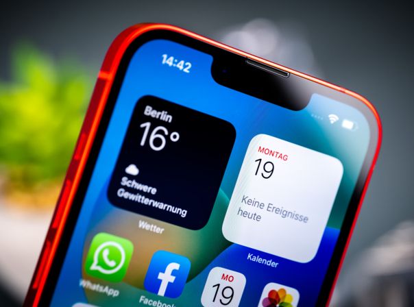 iPhone 14 Display mit Widgets