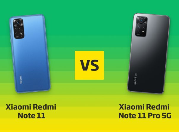 Xiaomi Redmi Note 11 vs. Redmi Note 11 Pro 5G