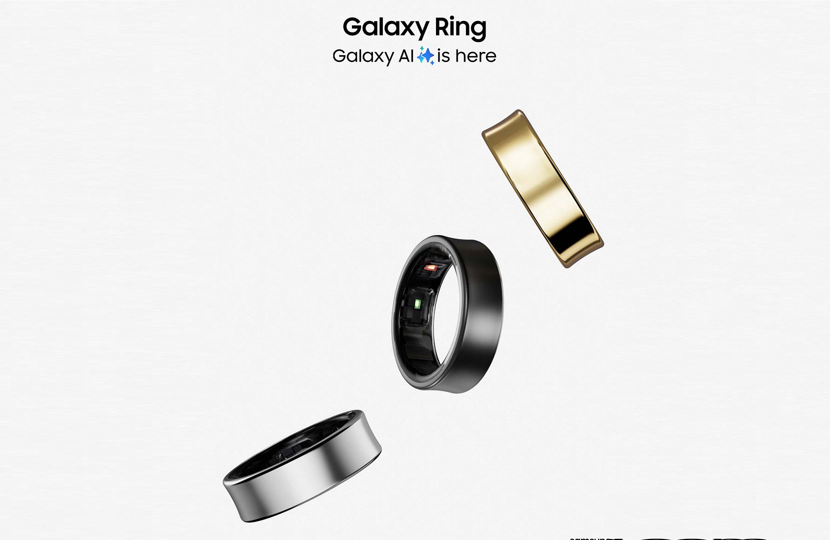 Galaxy Ring in drei Farben