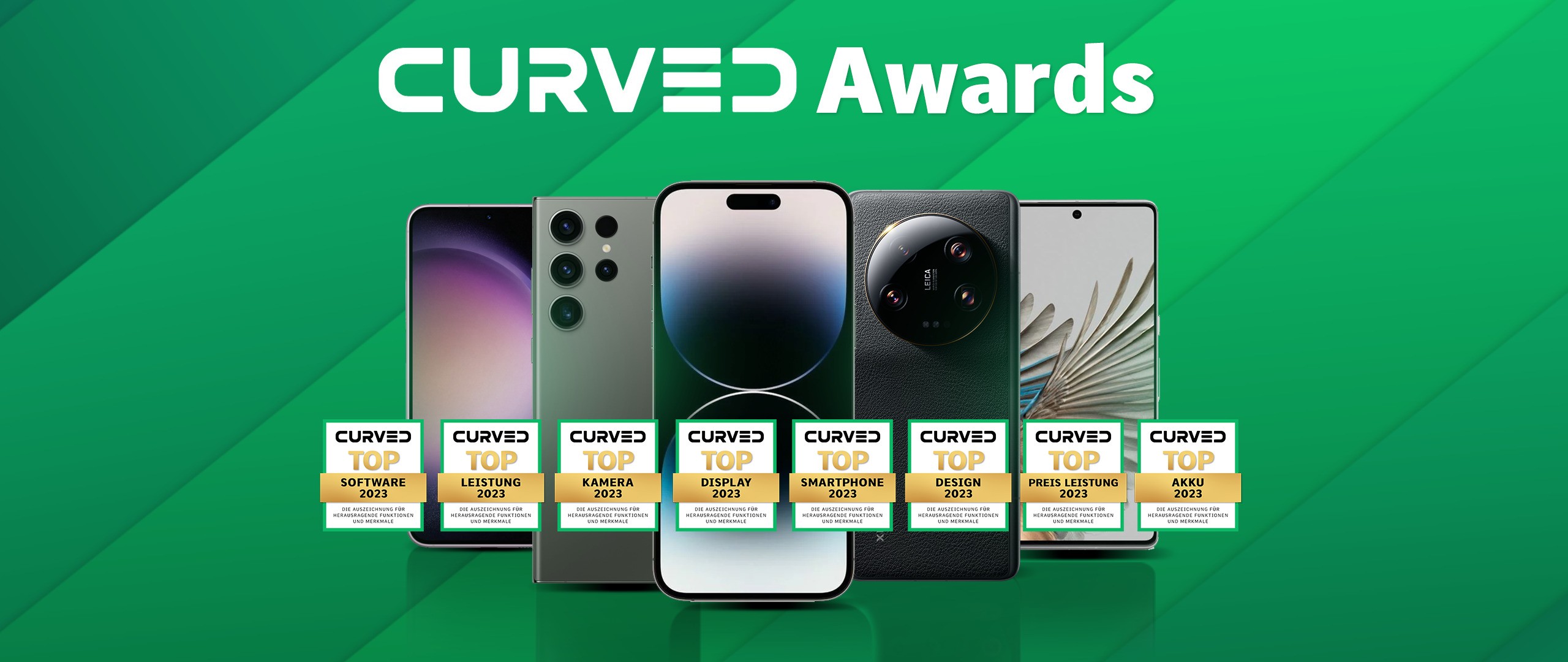 CURVED Awards Banner fuer Artikel