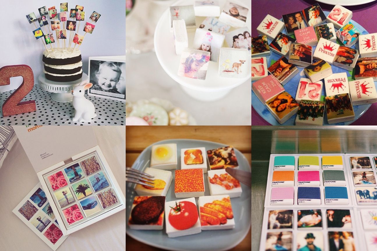 Lecker! Boomf druckt Instagram-Fotos auf Marshmallows.