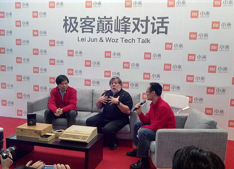 Lei Jun und Steve Wozniak