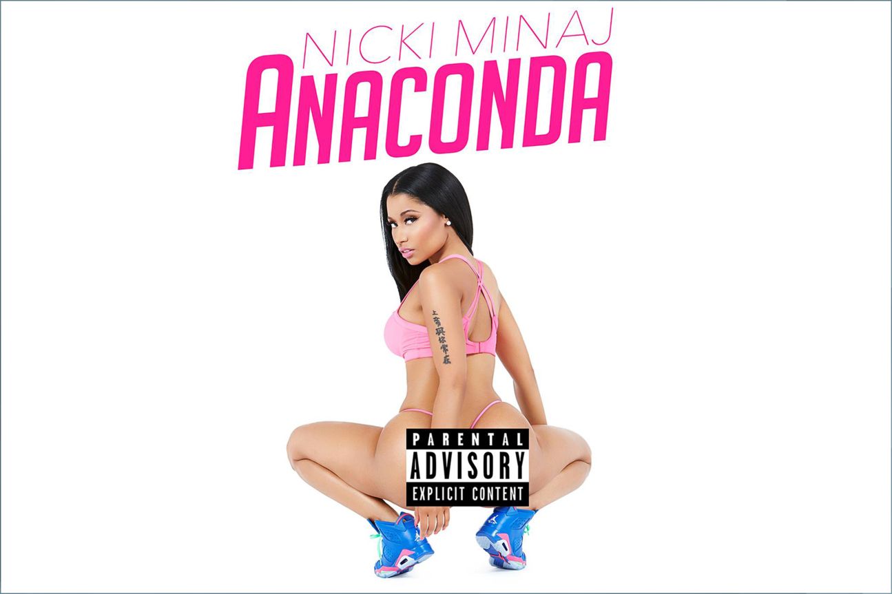 Nicki Minaj auf dem Cover von Anaconda