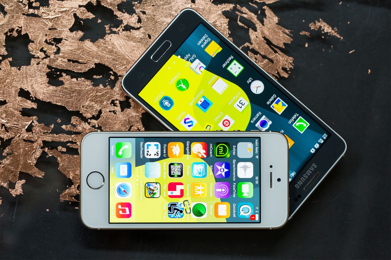 Samsung Galaxy Alpha vs iPhone 5s