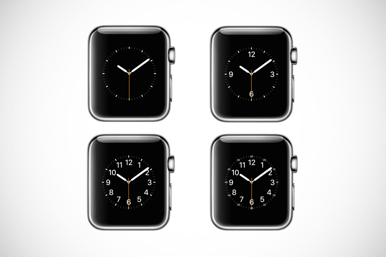 Ihr bestimmt, wie viele Details die Apple Watch anzeigt.