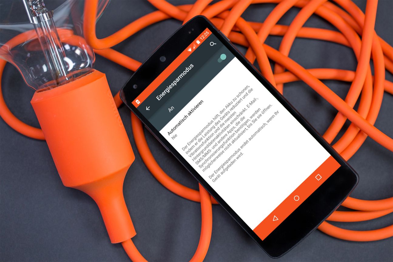 Energiesparmodus unter Android Lollipop