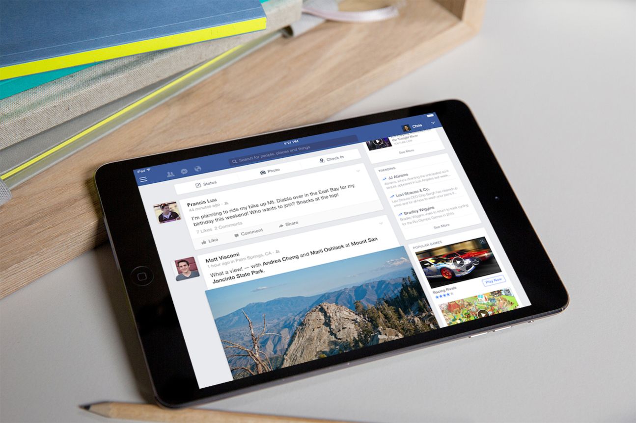 Facebook iPad