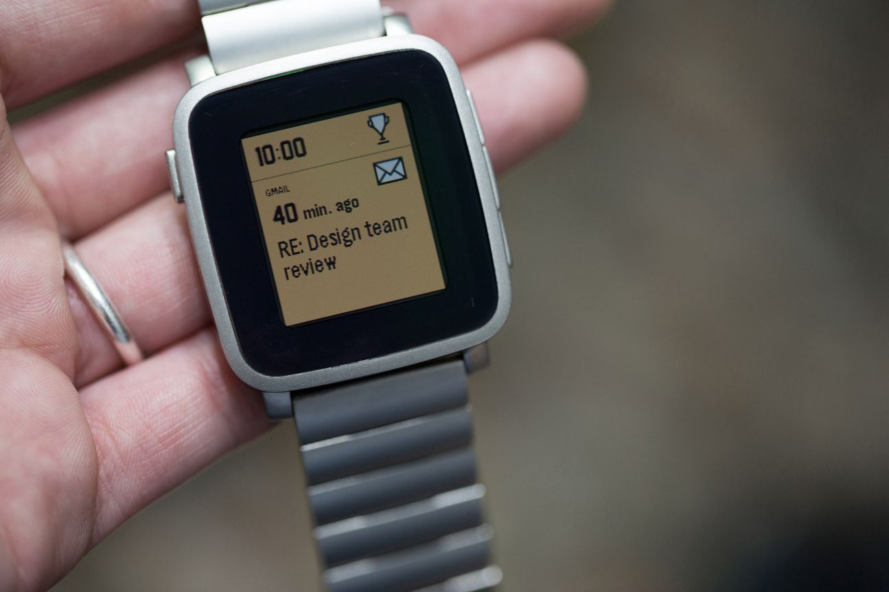 Pebble Time Steel