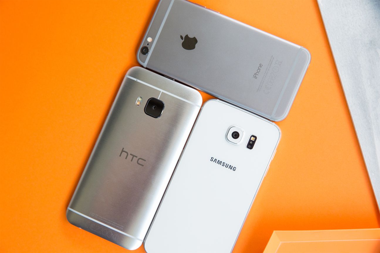 Vergleich Samsung Galaxy S6, iPhone 6, HTC One M9