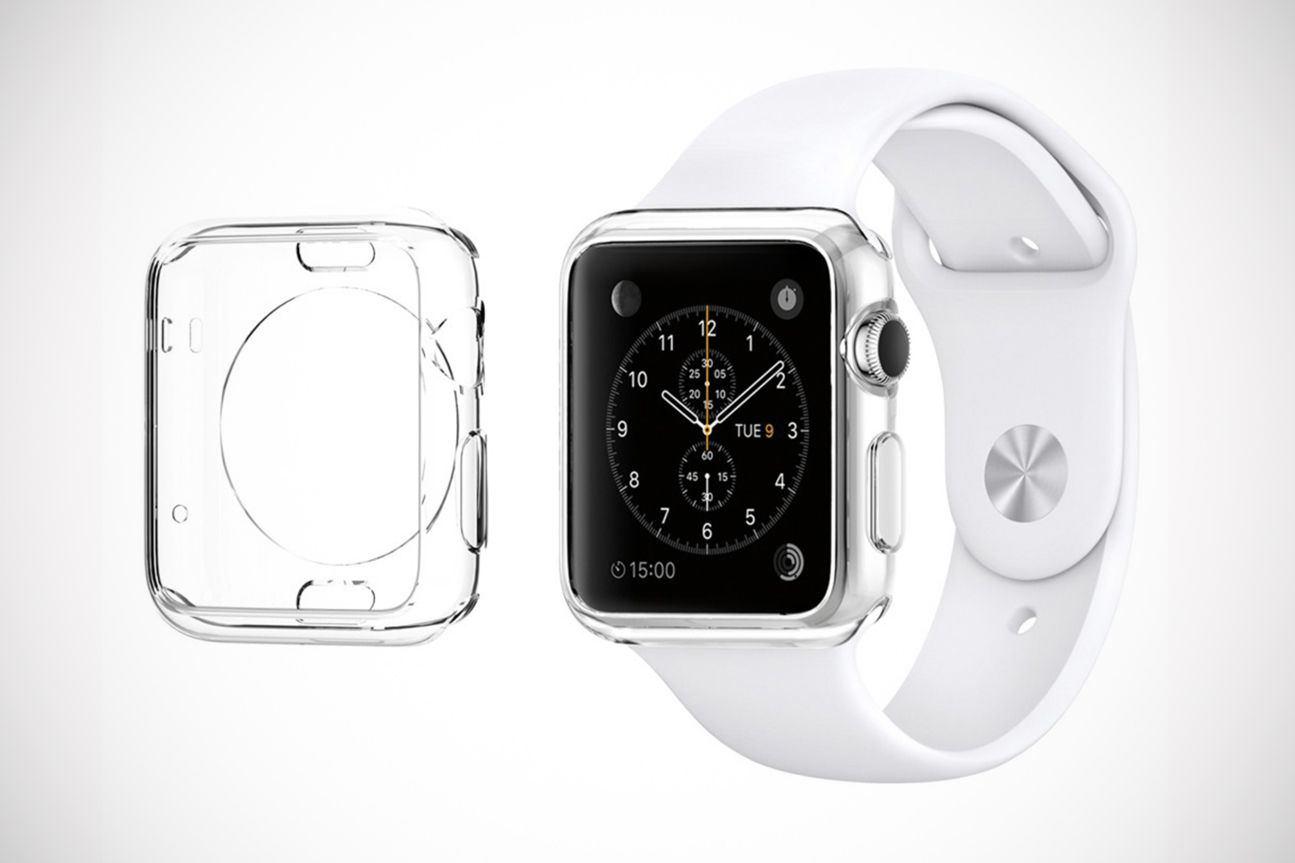 Spigen Apple Watch Case Liquid Crystal: Eines von vier Schutz-Cases des Herstellers für die Aplple Watch.