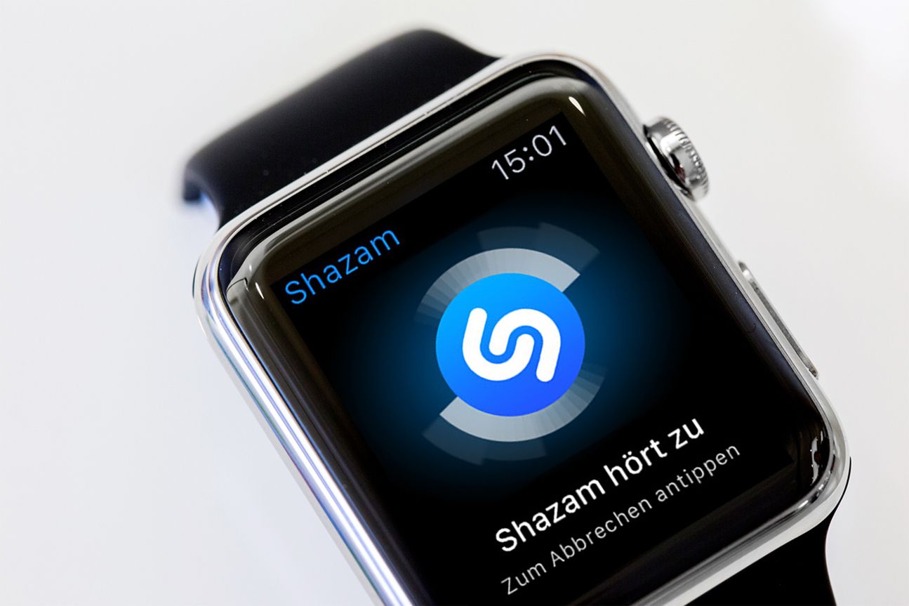 Shazam zeigt die Ergebnisse der Musiksuche auf der Apple Watch an.