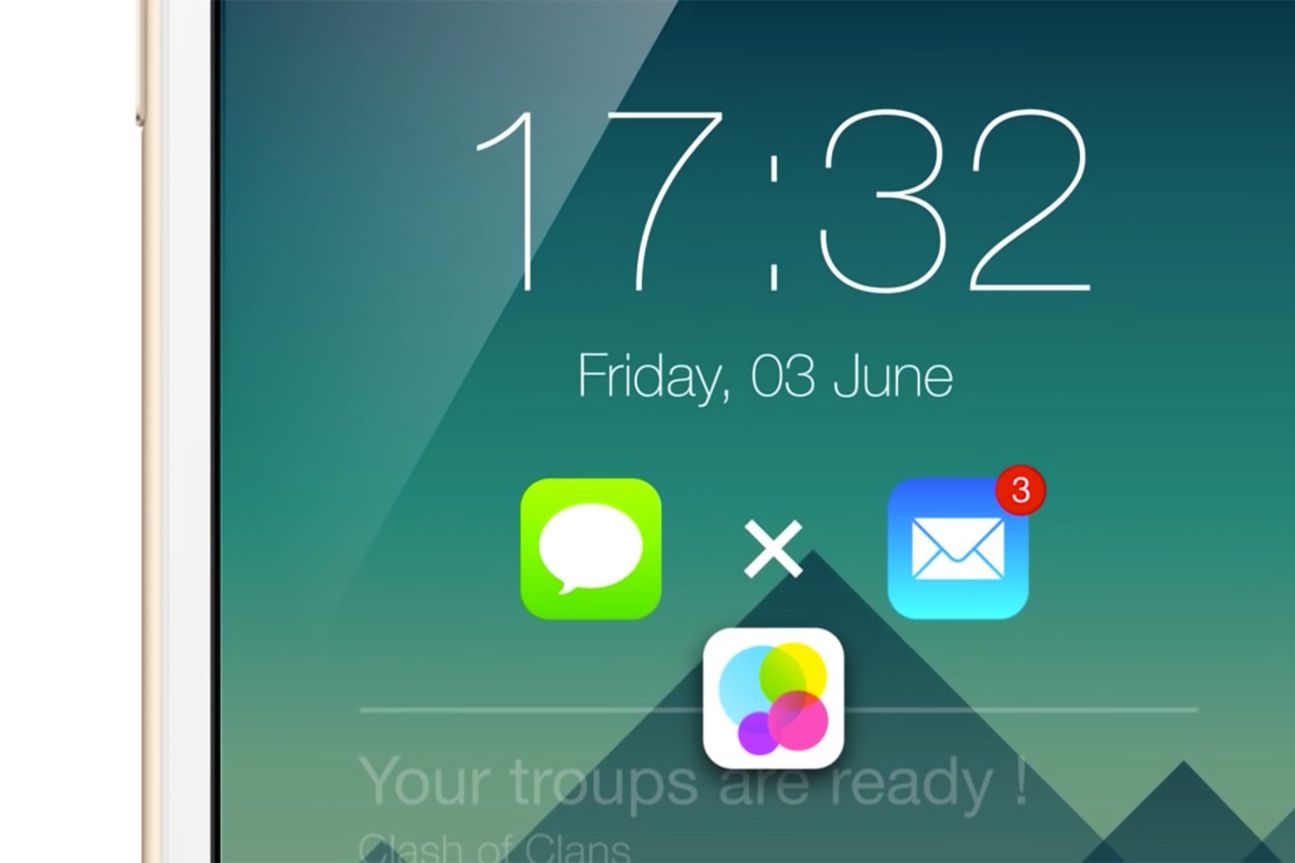 Simon Rahm - iOS 9 Lockscreen Konzept