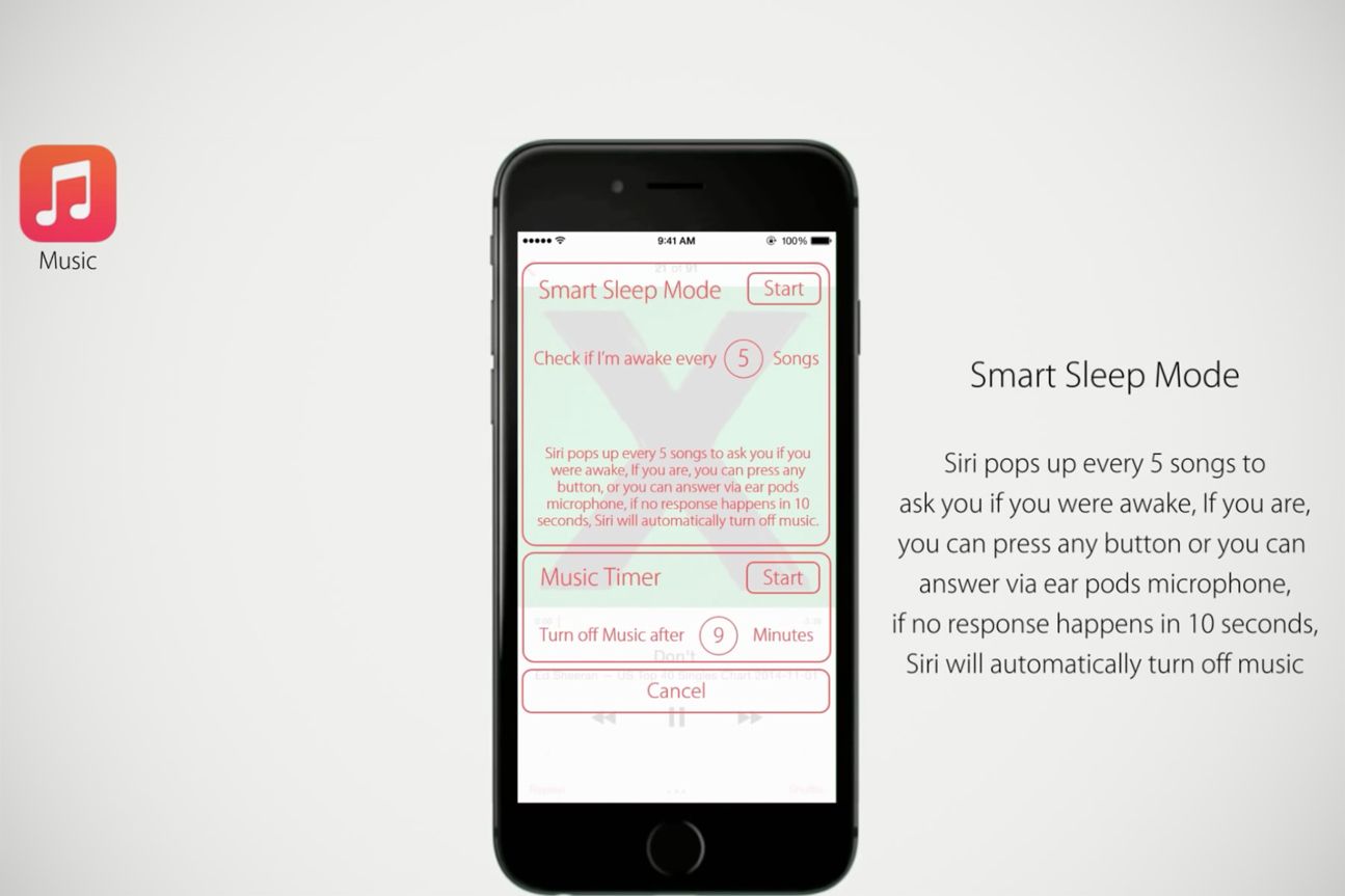 Ralph Theodory - iOS 9 Konzeptdesign - Smart Sleep Mode