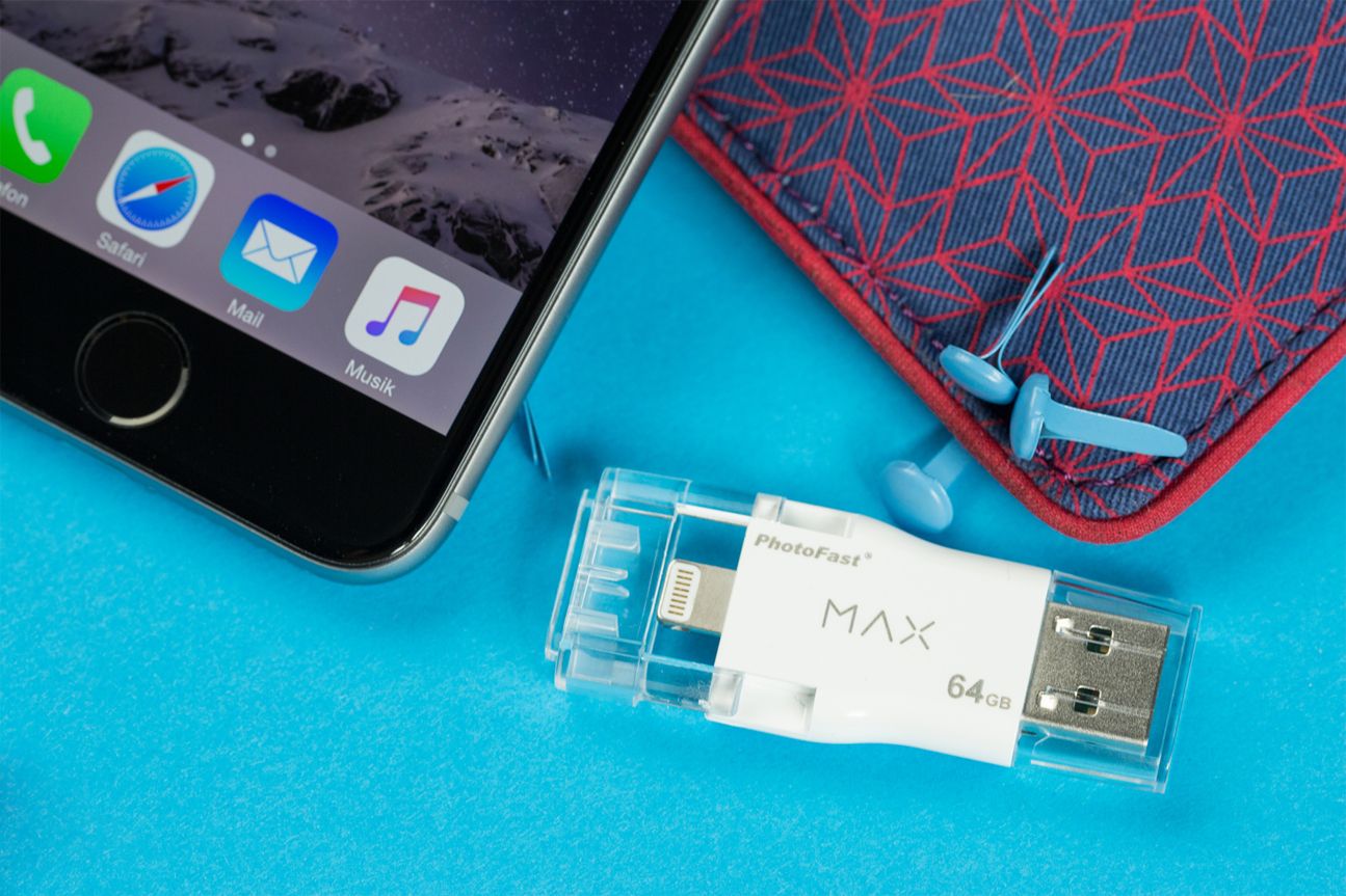 Photofast i-FlashDrive Max: Mehr Speicherplatz für das iPhone.