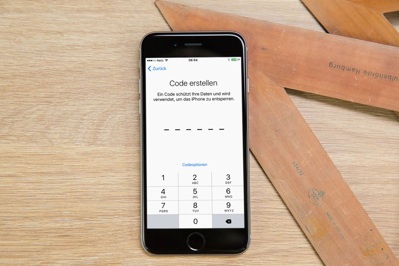 iOS 9 Beta 3: Die Pin mit sechs Stellen wird Standard.