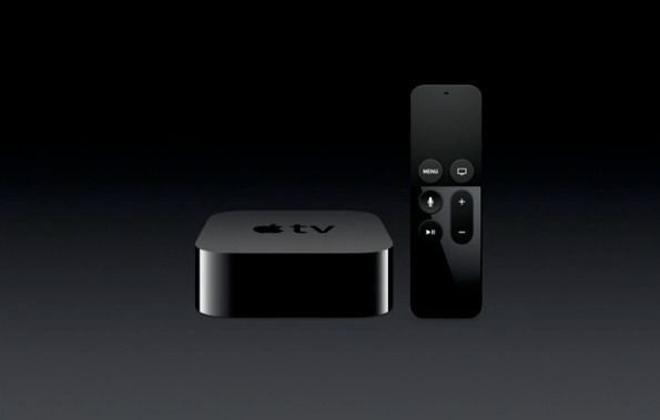 Neues Apple TV mit neuer Fernbedienung.