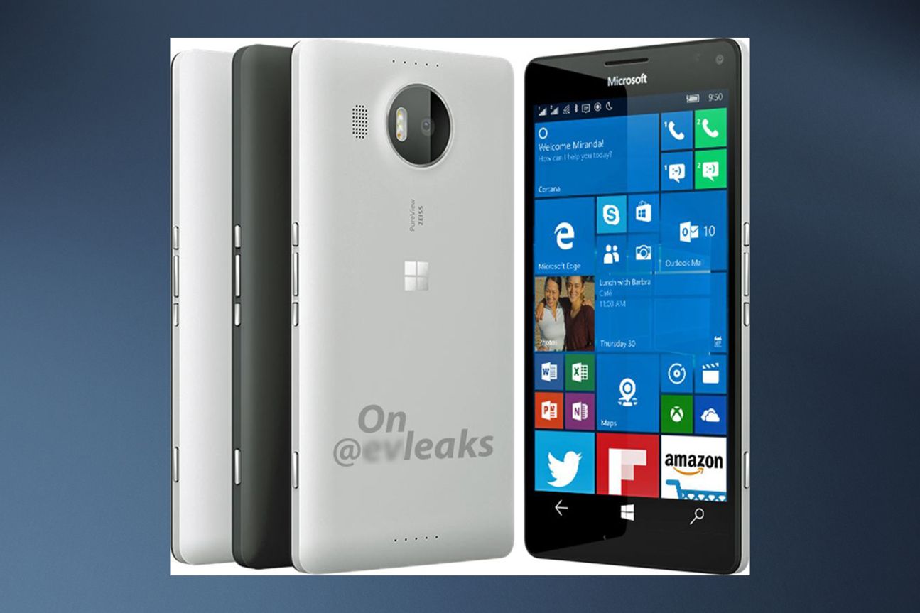 Von Evan Blass getwittertes Bild des Lumia 950 XL