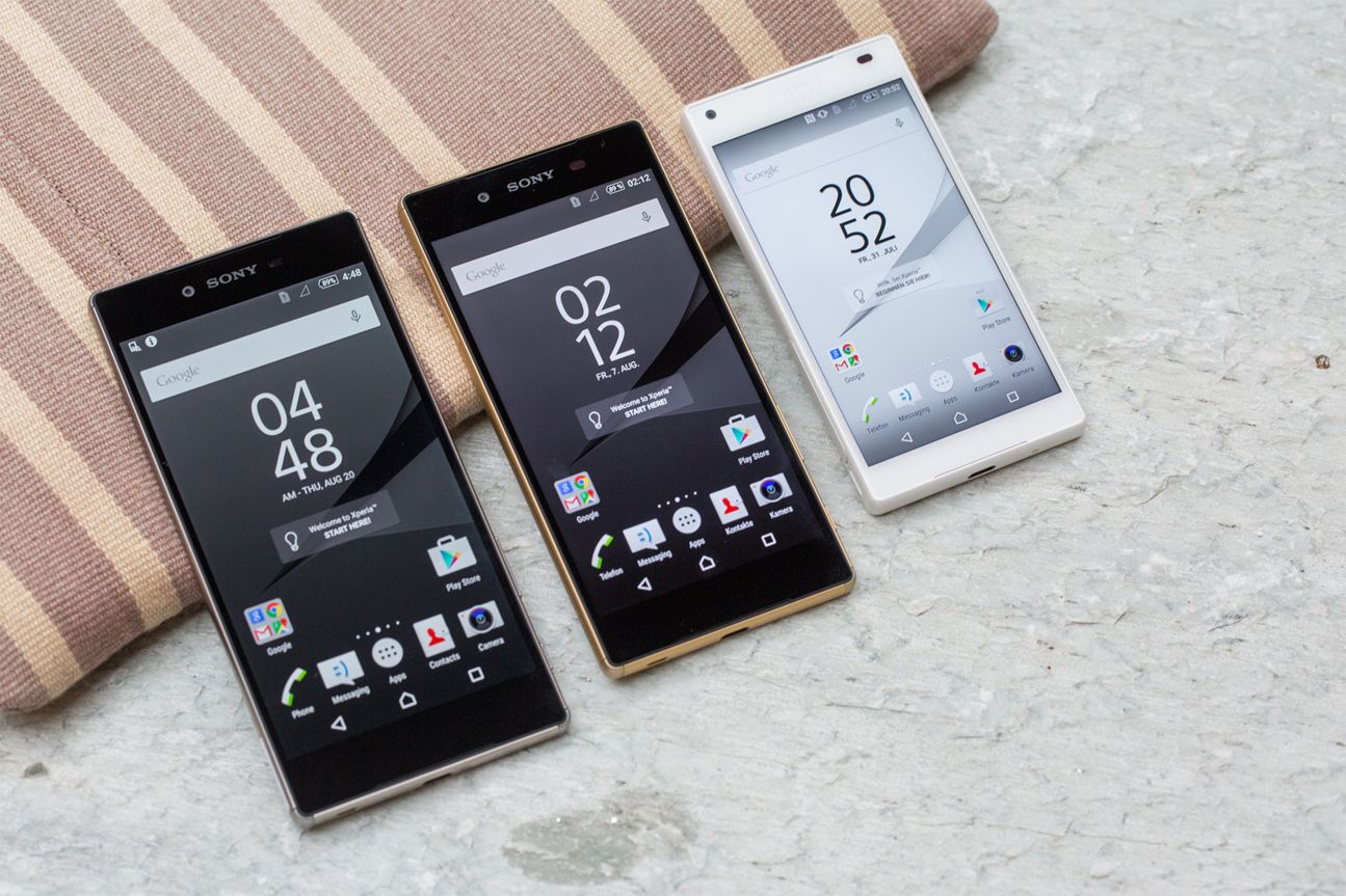 Sony Xperia Z5, Xperia Z5 compact, Xperia Z5 Premium